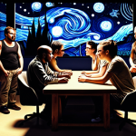**Prompt 1:** "A diverse group of open-source contributors collaborates on code under a starry night, celebrating the spirit of community."