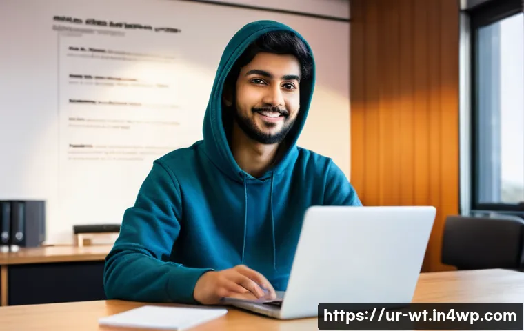 오픈소스 기여를 위한 코드 작성 베스트 프랙티스 - **Prompt 1: The Aspiring Open Source Contributor**
"A shot of a young, enthusiastic South Asian ...