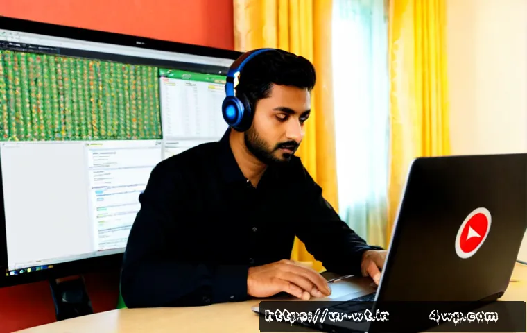 Home 17 오픈소스 프로젝트에 기여할 때의 주의사항 - Photorealistic Pakistani software contributor at a tidy home office in Lahore, carefully reviewing a...